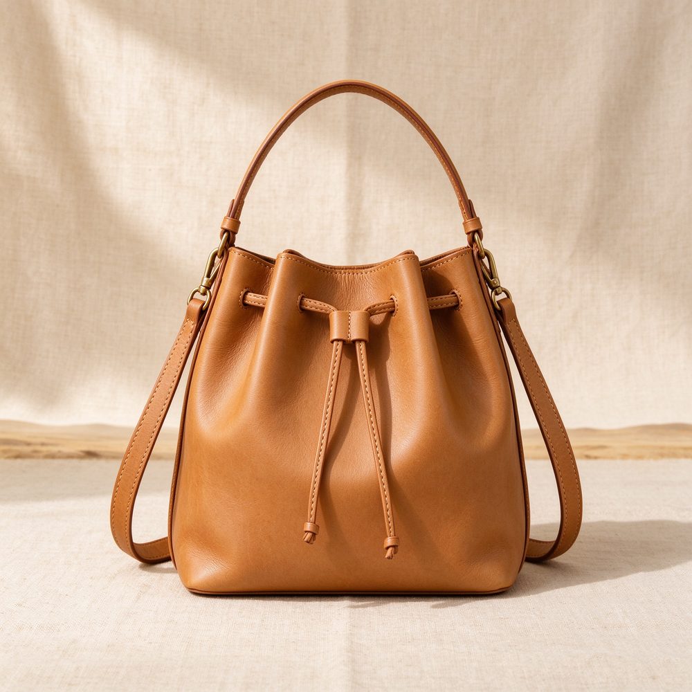 Honey Bucket leather bag